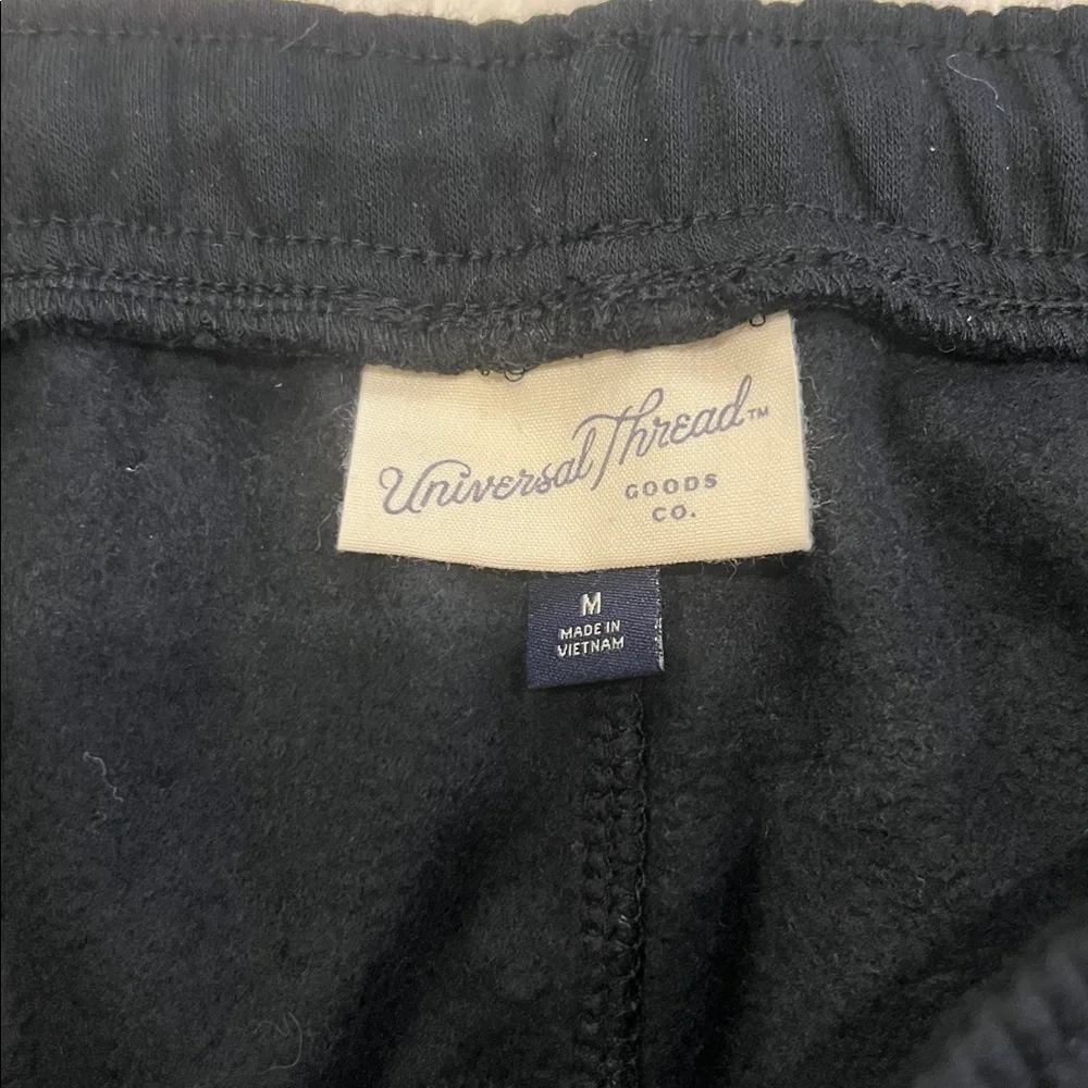 Lot 2 Universal Threads Mid-Rise Knit Straight Leg Sweatpants - Black M - Picture 4 of 6